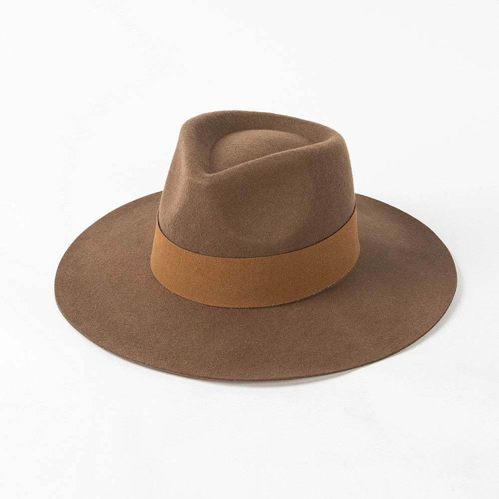RILEY FEDORA - COFFEE