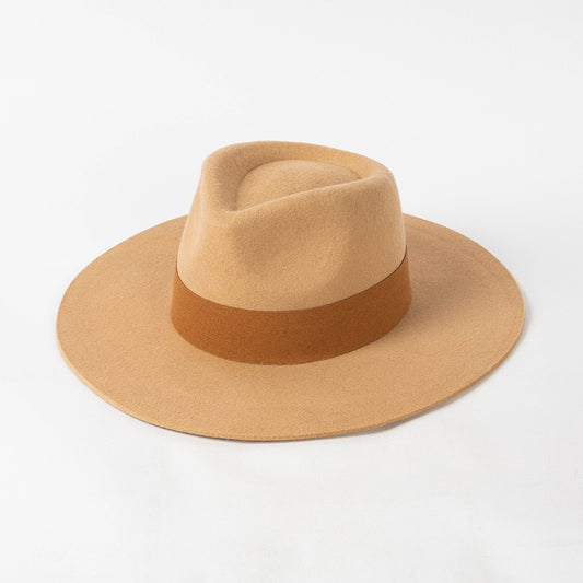 RILEY FEDORA - CAMEL