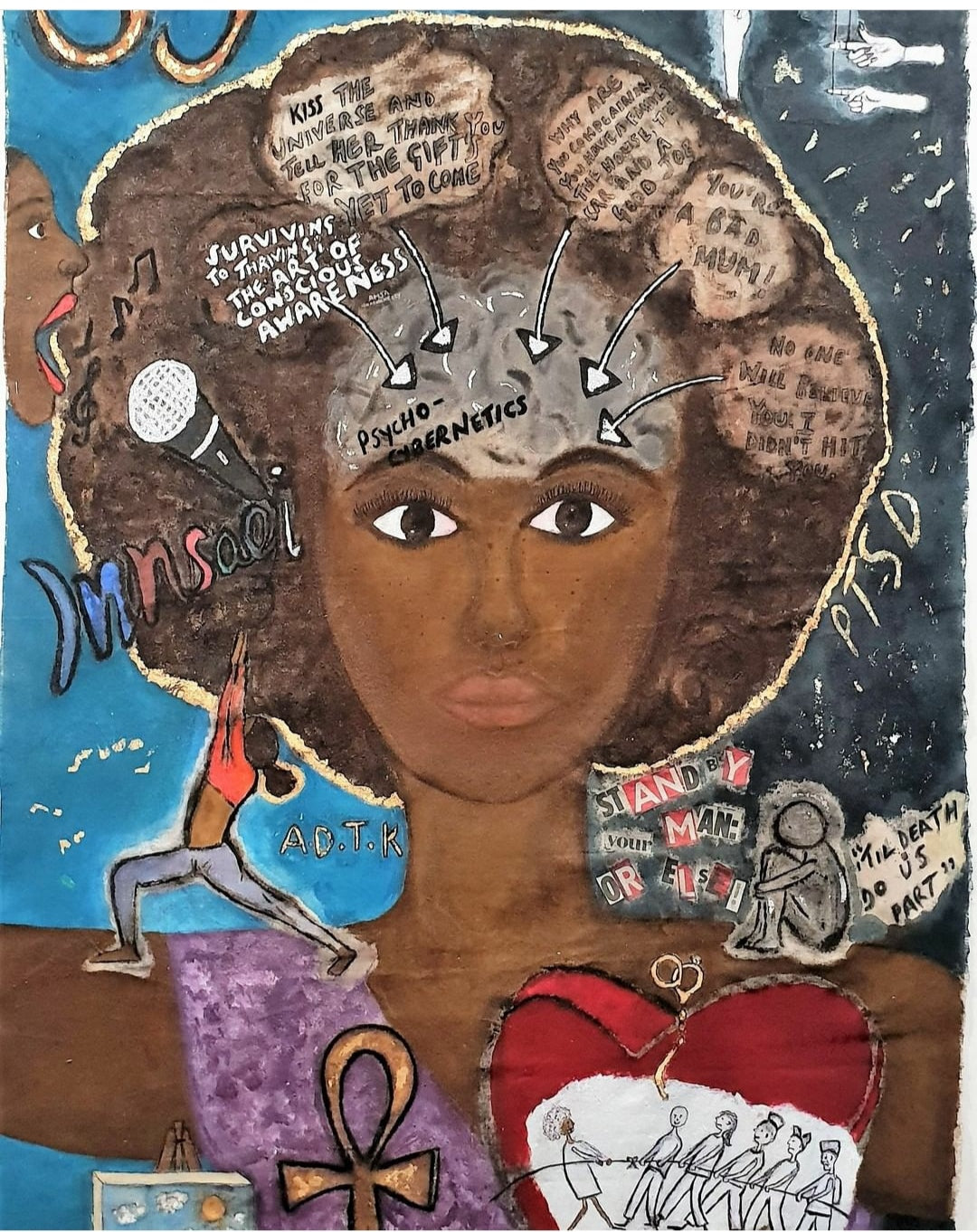 Going with the flow and creating powerful Art