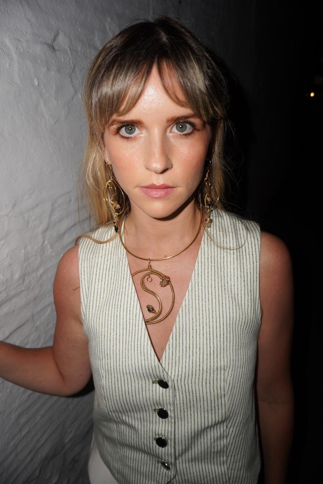 Yin Yang Earrings - Gold