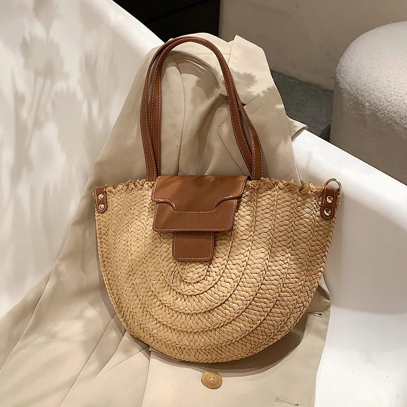 Luna Straw Crossbdoy Bag