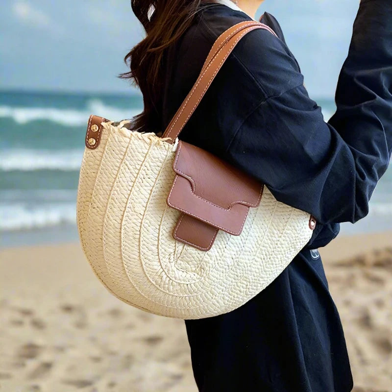 Luna Straw Crossbdoy Bag