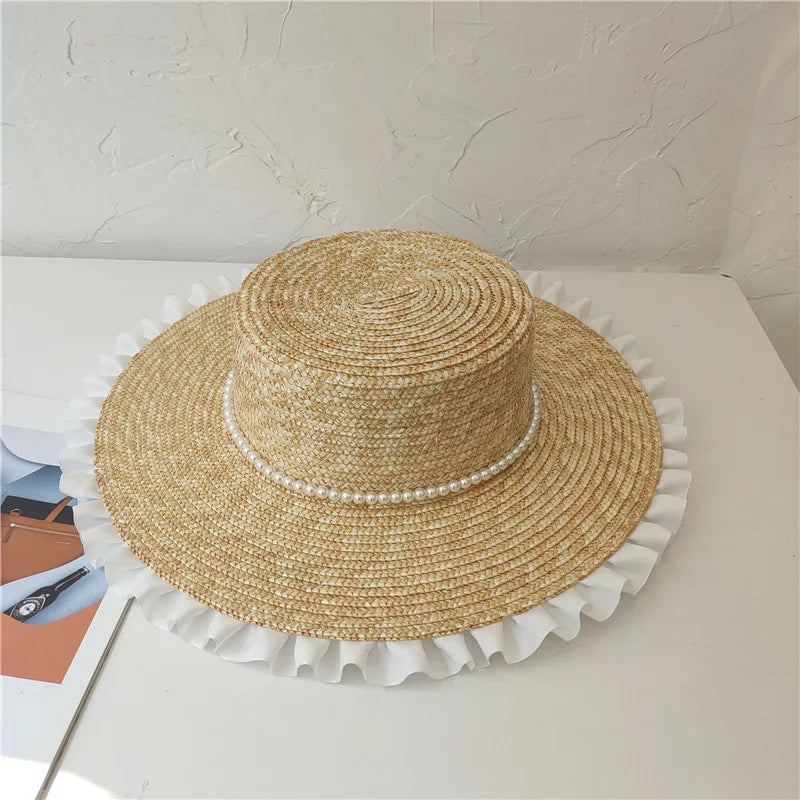Alma Fan Trimmed Hat