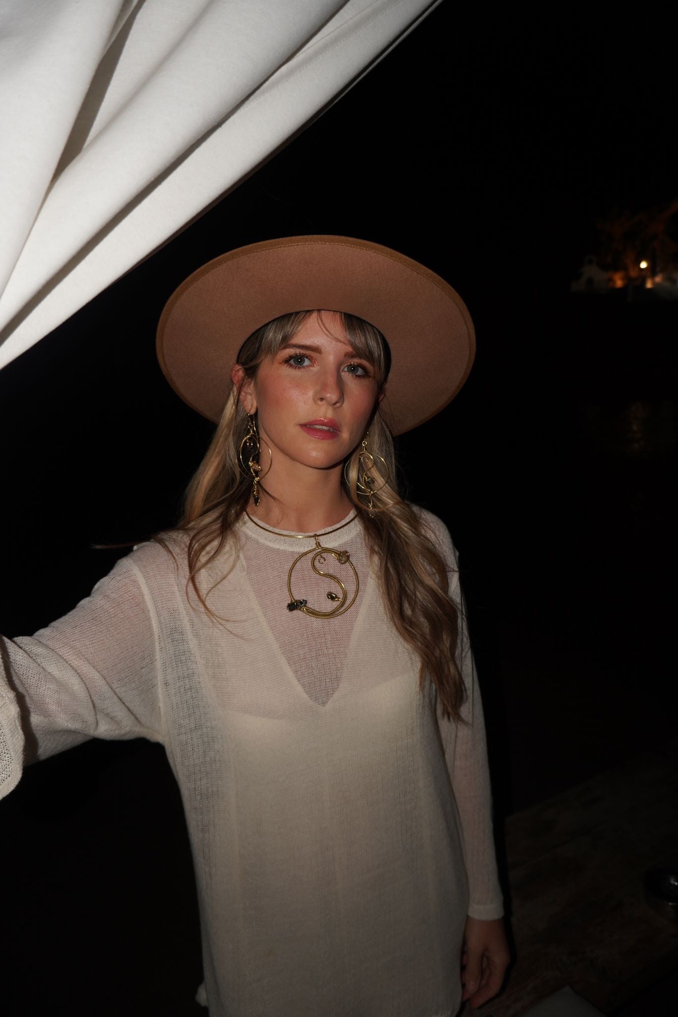 Yin Yang Necklace - Gold