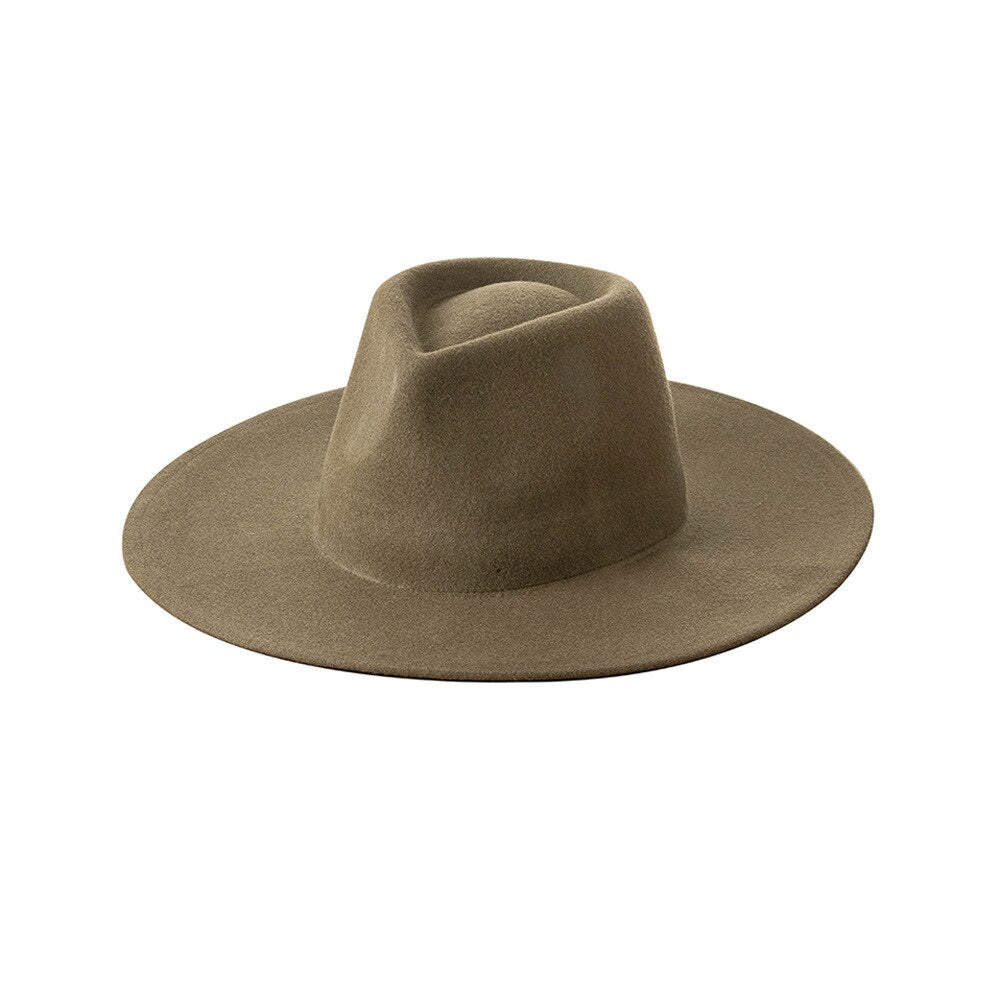 Khaki best sale fedora hat