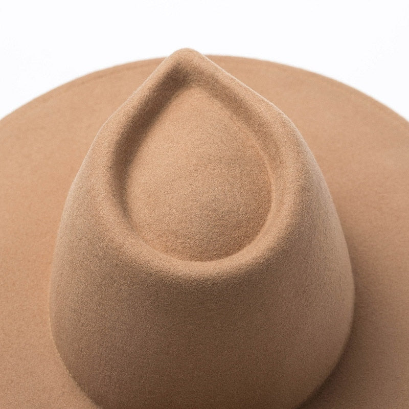 Wide brim fedora hat 