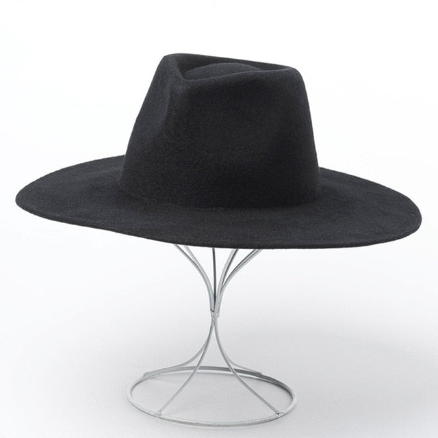 Black fedora hat 