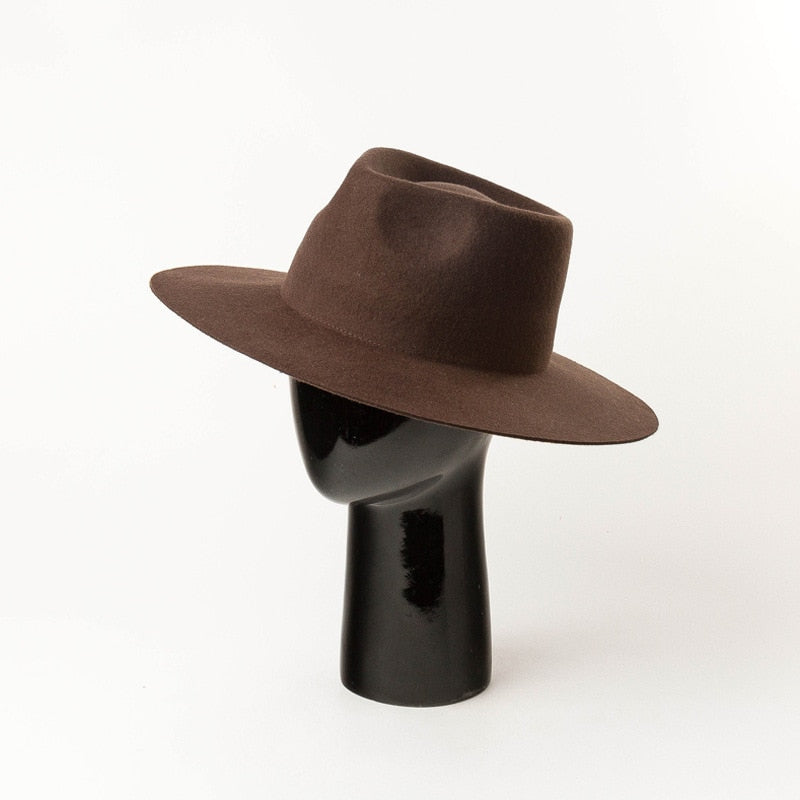Chocolater brown fedora hat 